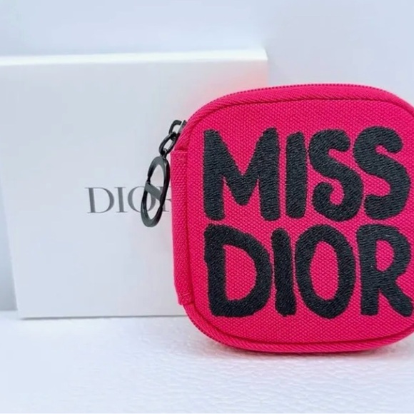 Dior Handbags - Dior Vibrant Pink Coin Pouch